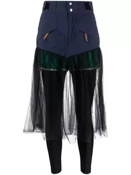 Kolor многослойная юбка, синий