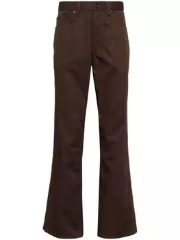 Kolor прямые брюки, коричневый