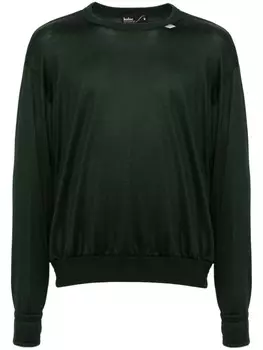 Kolor шерстяная футболка с длинными рукавами, зеленый