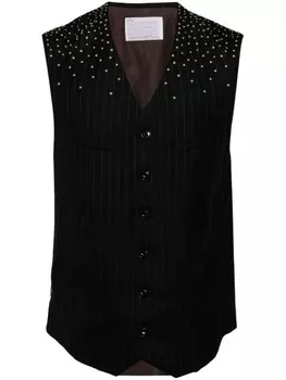 Kolor жилет, украшенный заклепками