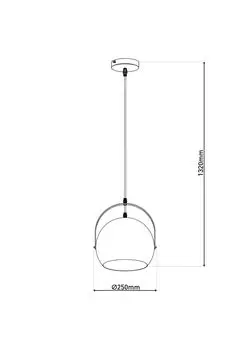 КОЛОРАДО подвесной светильник с E27 Nve Leuchten, синий