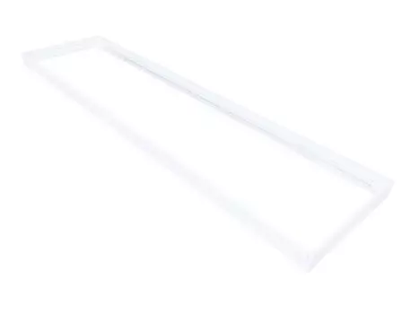 КОЛОРЕНО Рамка для светодиодной панели - рамка панели - 120х30см, алюминий - белый KOLORENO