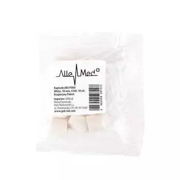 Колпачки для педикюра, градация 10 мм 240 Abs Podo Allemed, белые, 10 шт. MollyLac, Molly Lac