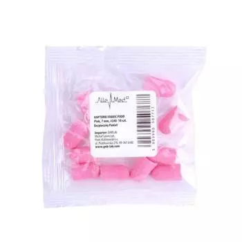 Колпачки для педикюра градация 7 мм 240 Ткань Podo AlleMed, Розовый, 10 шт. MollyLac, Molly Lac