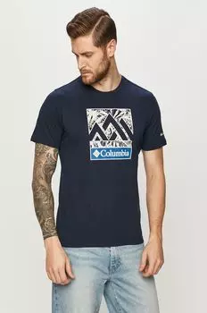 Колумбия - футболка Columbia, темно-синий