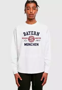 Команда Fc Bayern Rekordmeister Longsleeve FC Bayern Mnchen, белый