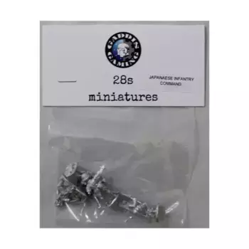 Командная группа Японии из 4 человек, WWII Miniatures - Japan - Infantry (28mm)