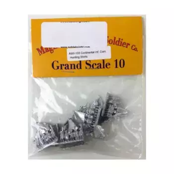 Командование континентальной пехоты в охотничьих рубашках, Magnificent Little Soldier Co. - War of Indepence (10mm) (Old Glory)