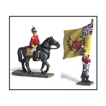 Командование линейной/гвардейской пехоты — все роты, Micro Force Napoleonic Figures - British Command (10mm)