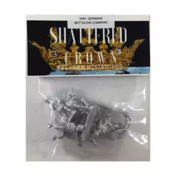 Командование немецкого батальона, WWI Shattered Crown Miniatures - German (28mm)