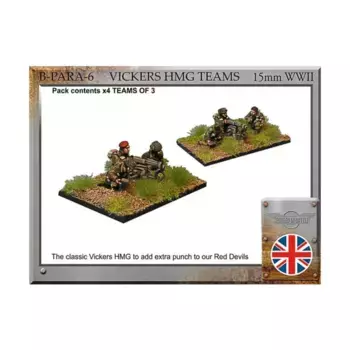 Команды десантников Vickers HMG, WWII Miniatures - British Infantry (15mm)