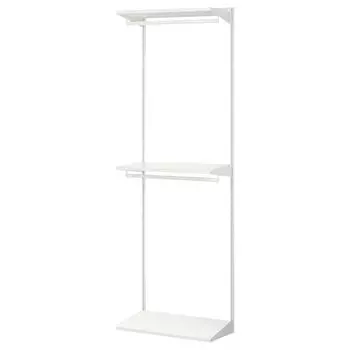 Комбинация шкафов, белый, 62х40х201 см, BOAXEL IKEA