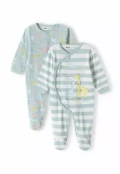 Комбинезон 2 PACK MINOTI, цвет green white