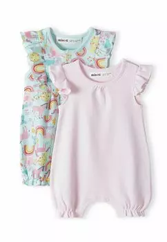 Комбинезон 2 PACK MINOTI, цвет teal light pink