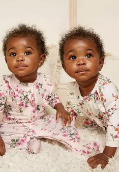 Комбинезон 2 PACK PRINTED RUFFLE, REGULAR FIT Love & Roses, фиолетовый