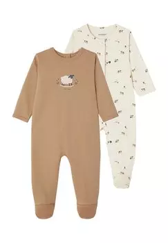 Комбинезон 2ER-PACK STRAMPLER Vertbaudet, цвет pack karamell schfchen