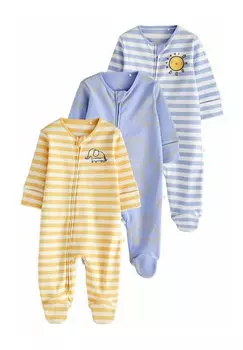 Комбинезон 3 PACK Next, цвет yellow