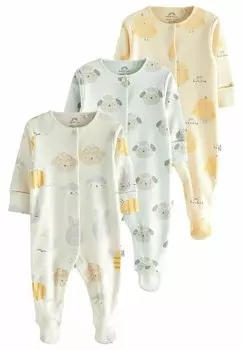 Комбинезон 3 PACK REGULAR FIT Next, цвет mint green lemon yellow