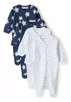 Комбинезон 4 PACK MINOTI, цвет dark blue /white
