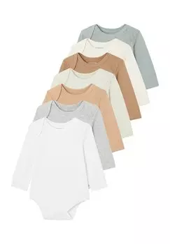 Комбинезон 7ER-PACK SCHLUPFBODYS BASIC Vertbaudet, цвет mehrfarbig