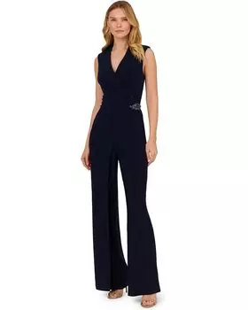 Комбинезон Adrianna Papell Jersey Jumpsuit, цвет Midnight