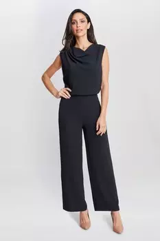 Комбинезон Anaya из крепа Gina Bacconi, черный