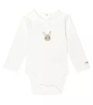 Комбинезон baby davis с вышивкой Donsje, белый