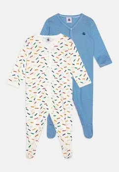 Комбинезон BABY DORS BIENS LOT MARLOU UNISEX 2 PACK Petit Bateau, цвет multi-coloured