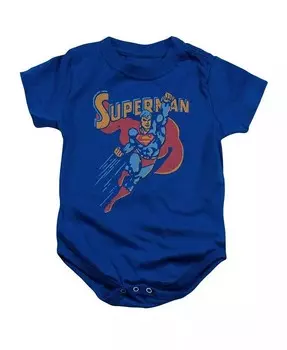 Комбинезон Baby Life Like Action для маленьких девочек Superman, синий