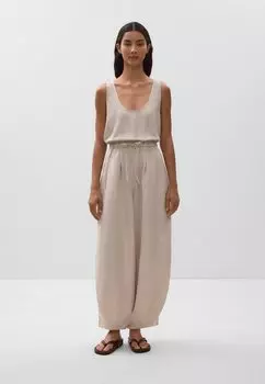 Комбинезон BALLOON WITH LINEN OYSHO, цвет Stone