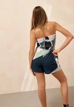 Комбинезон BANDEAU SHIRRED, REGULAR FIT Next, синий