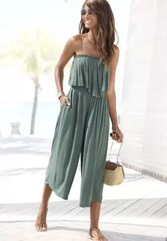 Комбинезон BANDEAUOVERALL Vivance, темно-зеленый