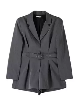 Комбинезон Bershka Jumpsuit, темно-серый