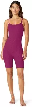 Комбинезон Beyond Yoga Spacedye Get in Gear Biker Jumpsuit, цвет Magenta Heather