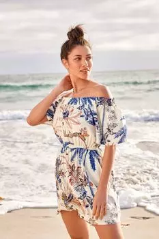 Комбинезон без плеч Next, экрю