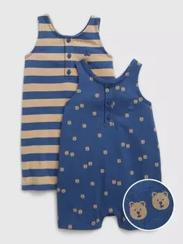 Комбинезон без рукавов, 2 шт. Gap, синий