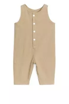 Комбинезон без рукавов Arket, бежевый