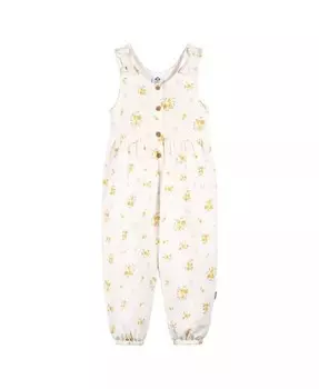 Комбинезон без рукавов для маленьких девочек Gerber, белый