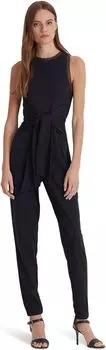 Комбинезон без рукавов из джерси с завязками спереди LAUREN Ralph Lauren, цвет Lauren Navy