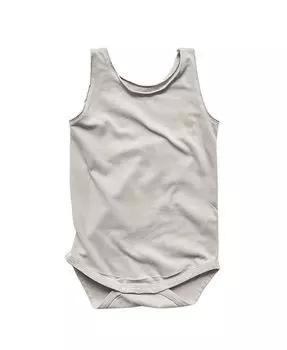 Комбинезон без рукавов из органического хлопка для мальчиков и девочек The Simple Folk, белый