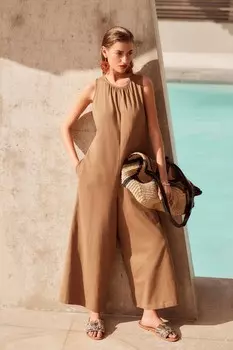 Комбинезон без рукавов Next, бежевый