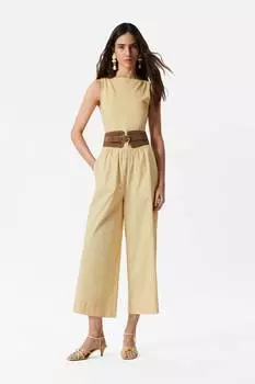 Комбинезон без рукавов с широкими штанинами & Other Stories, желтый