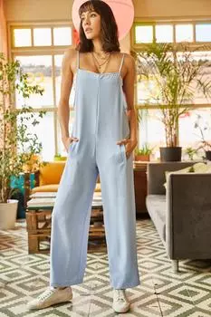 Комбинезон - Бежевый - Свободный крой Olalook, бежевый