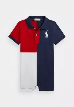 Комбинезон BIG PONY COTTON JERSEY POLO COVERALL Ralph Lauren, разноцветный