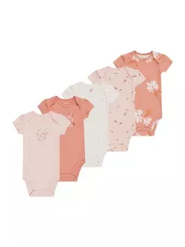 Комбинезон/боди Carters, омар/розовый/белый