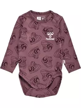 Комбинезон/боди Hummel, ягодный/темно-фиолетовый