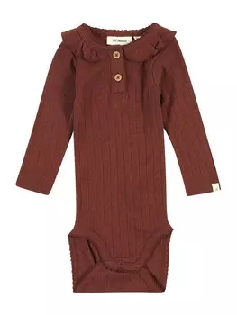 Комбинезон/боди Lil Atelier Kids RACHEL, ржаво-красный