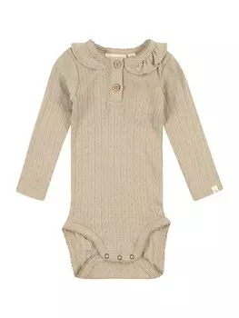 Комбинезон/боди Lil Atelier Kids RACHEL, темно-бежевый