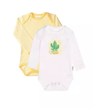 Комбинезон/боди LILIPUT, лаймовый/белый