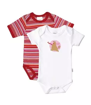 Комбинезон/боди LILIPUT, огненно-красный/белый